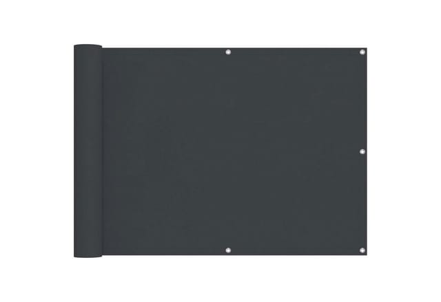 vidaXL Balkonsichtschutz Schwarz 75 x 200 cm 42030846