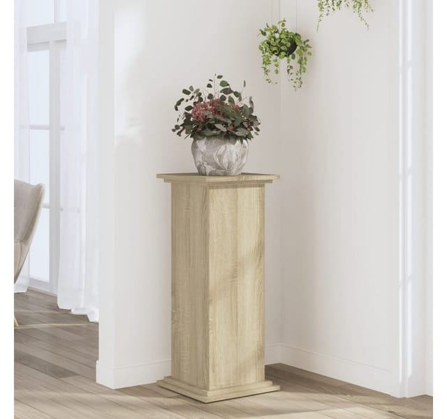 vidaXL Pflanzenständer Sonoma-Eiche 33x33x80 cm Holzwerkstoff 852971