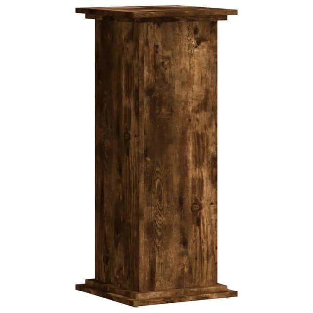 vidaXL Pflanzenständer Räuchereiche 33x33x80 cm Holzwerkstoff 852973