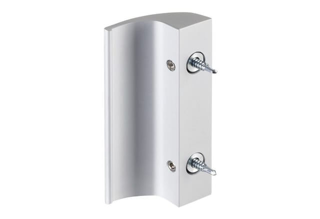 SOTECH Balkontürgriff SEJA II Alu Eloxiert 85 x 40 x 20 mm BA 48 mm Aluminium Verdeckte Verschraubung