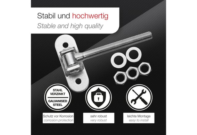 SOTECH Torscharnier Verstellbar M16 x 190 mm