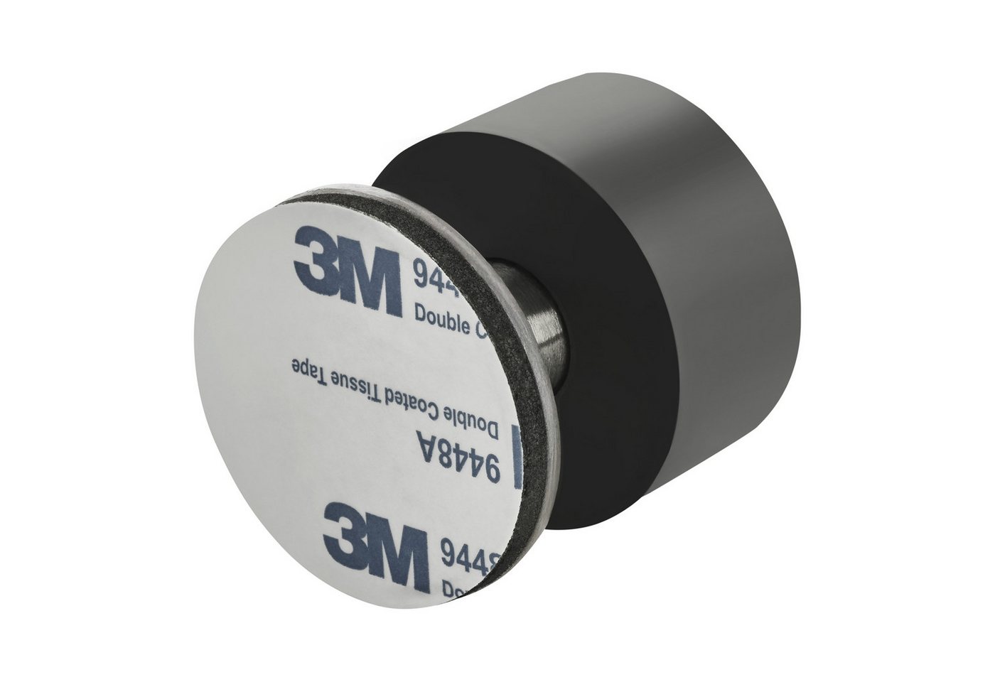 SOTECH Türstopper HEKTOR Ø40 mm H 40 mm Edelstahl Schwarz Selbstklebend Bild 2