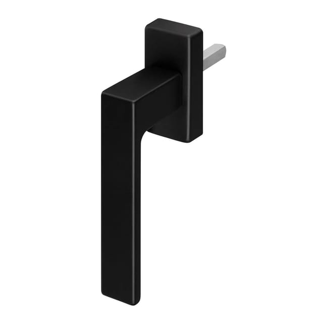SOTECH Fenstergriff CUBE Schwarz mit Befestigungsmaterial