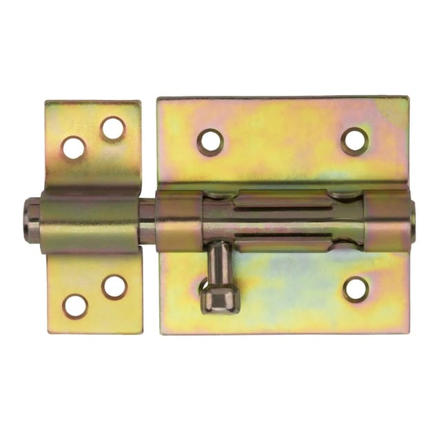 SOTECH Gartentorverriegelung Länge 108 mm Stahl Gelb Verzinkt