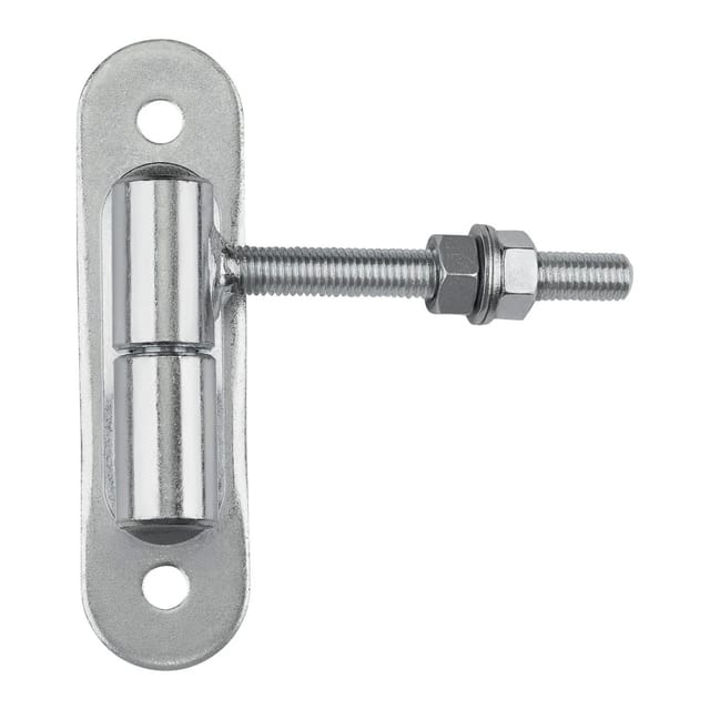 SOTECH Torangel Ø24 M12 x 96 mm mit Grundplatte 150 x 40 x 5 mm Stahl Verzinkt inkl. Muttern und Unterlegscheiben Tragkraft 150 kg Stück