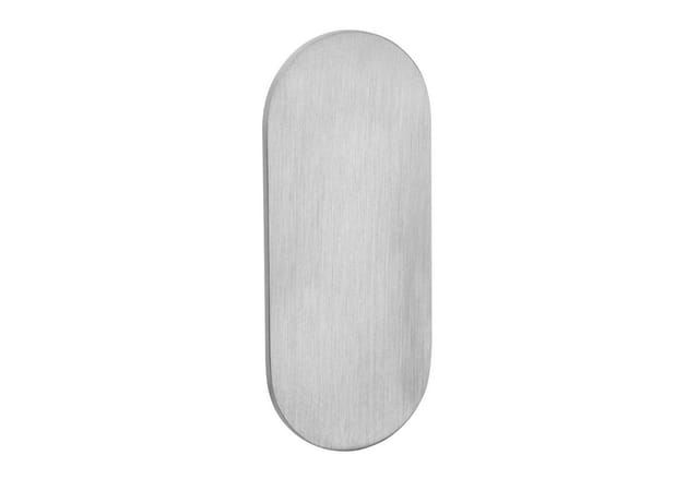 SOTECH Selbstklebende Tür Rosetten Oval Blindrosette Edelstahl Satin