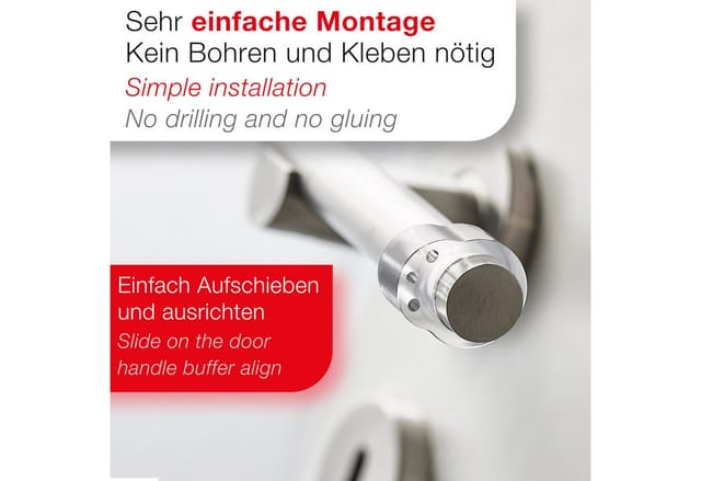 SOTECH 10 Stück Türklinkenpuffer für Türdrücker Bis Ø20 mm