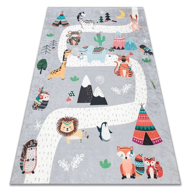 RugsX Teppich Bambino VG17513 Grau 160cm 220cm