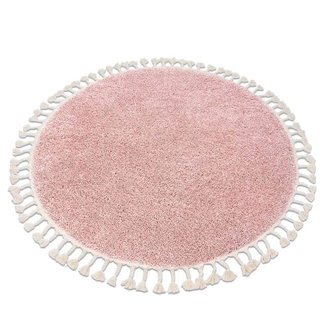RugsX Teppich Berber VG14503 Rosa 160cm 160cm