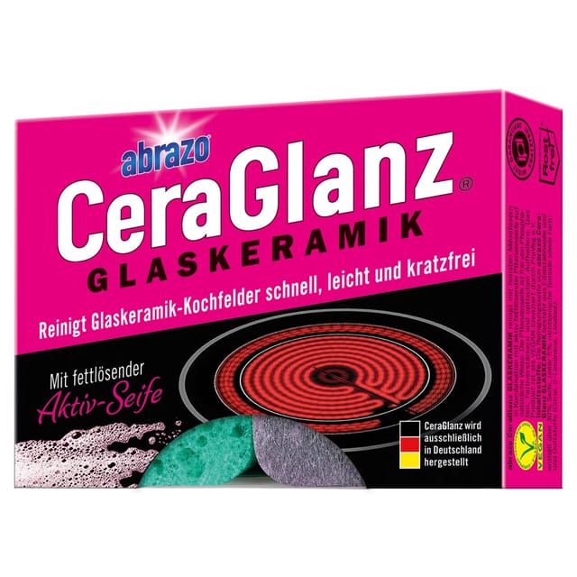 abrazo Schwämme CeraGlanz Glaskeramik 1 x 2 Stück