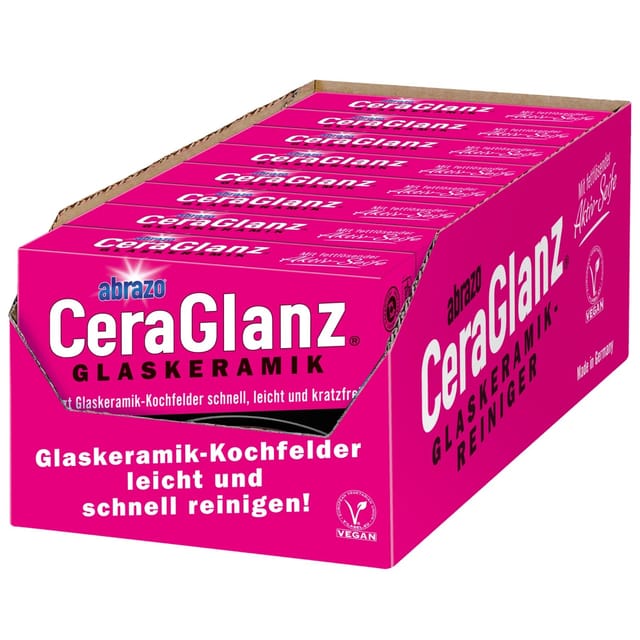 abrazo Schwämme CeraGlanz Glaskeramik 8 x 2 Stück