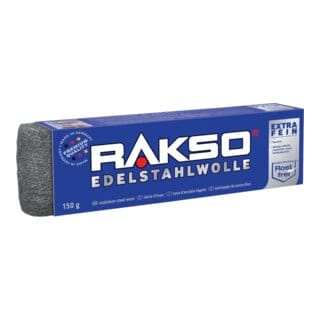 RAKSO Edelstahlwolle Banderole Sorte Mittel 1 x 150g