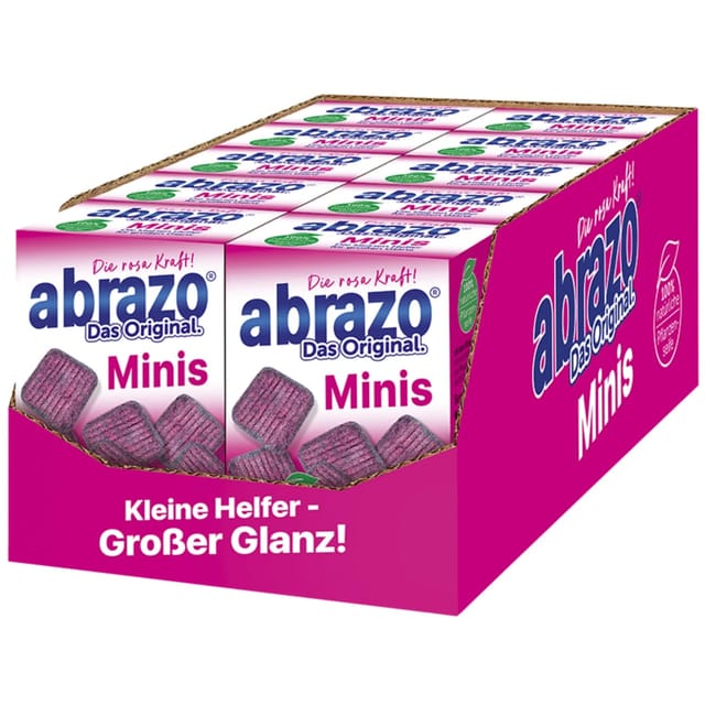 abrazo Seifenpads Mini's 10 x 16 Stück Extra-Klein