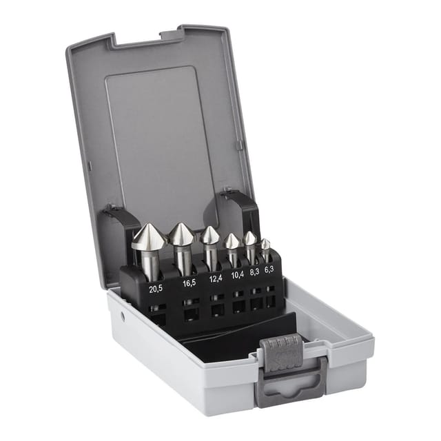 SOTECH Kegelsenker HSS-G Set 6 Teilig Ø6,3 mm Bis Ø20,5 mm