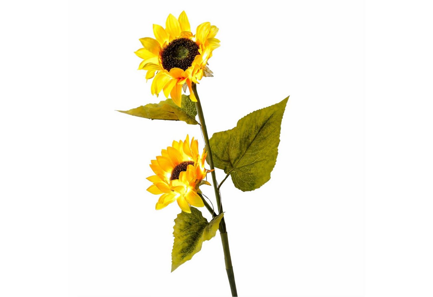 Marelida LED Solar Gartenstecker Sonnenblume Solarstab Blumen Garten Deko Beetstecker Bild 3