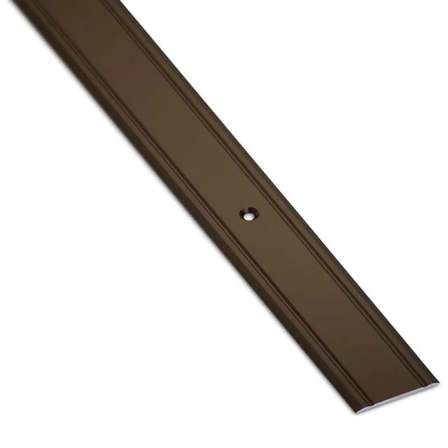 SOTECH Übergangsprofil Cross 1000 x 30 x 2 mm Gelocht Aus Aluminium Bronze Eloxiert
