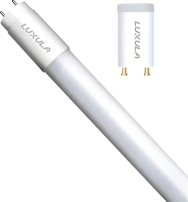 LUXULA LED Röhre T8 22W 4000K Neutralweiß Mit Starter Überbrückung G13 Leuchtmittel 150cm aus Nanokunststoff Röhrenform