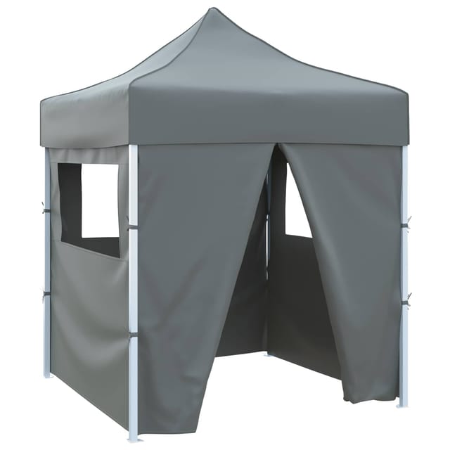 vidaXL Party-Zelt Anthrazit 200 x 200 x 315 cm Oxford-Stoff 42023532