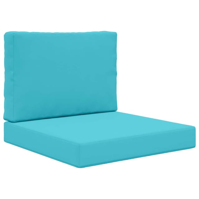 vidaXL Sofakissen für Draußen 2-Tlg Türkis Polyester 900726
