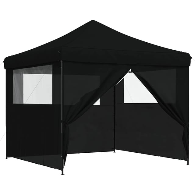 vidaXL Party-Zelt Schwarz 292 x 292 x 315 cm Oxford-Stoff 42023572