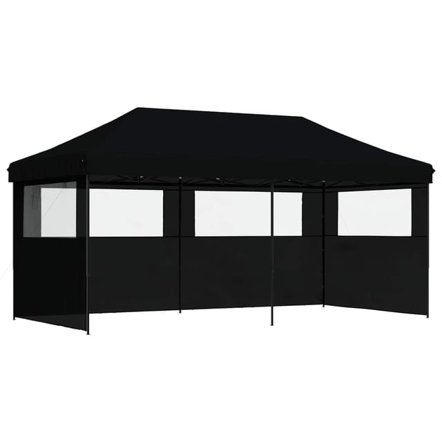 vidaXL Party-Zelt Schwarz 292 x 580 x 315 cm Oxford-Stoff 42023660