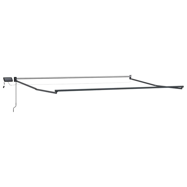 vidaXL Elektrisches Markisenrahmen Anthrazit 4 x 3 m Aluminium 42024206