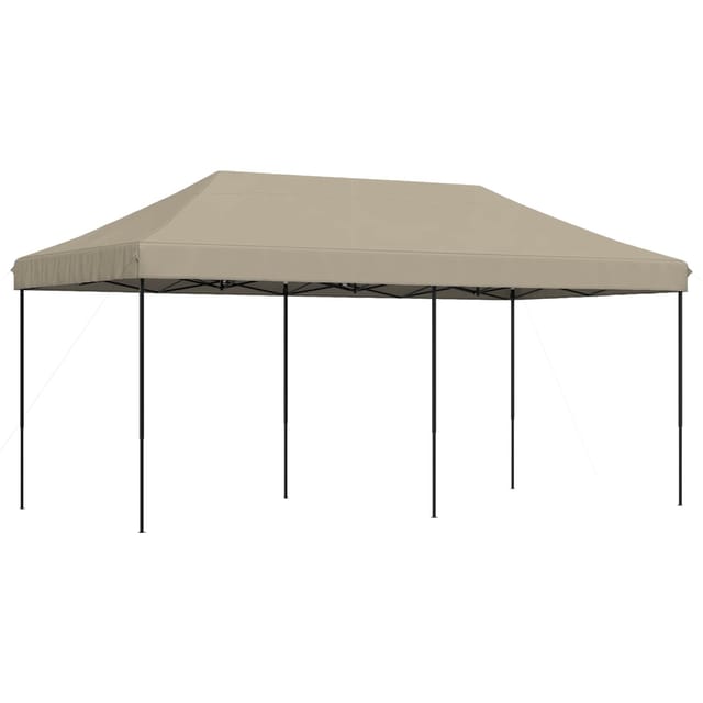 vidaXL Party-Zelt Taupe 292 x 580 x 315 cm Oxford-Stoff 42023645
