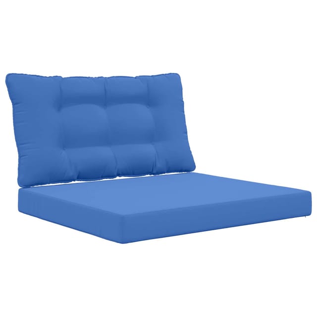 vidaXL Sofakissen für Draußen 2-Tlg Königsblau Polyester 900907