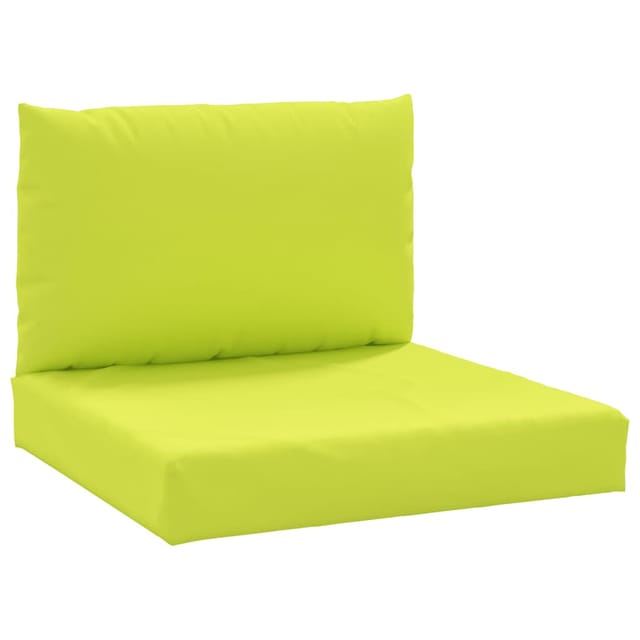 vidaXL Palettenkissen 2-Tlg Knallgrün Oxford-Gewebe 361765