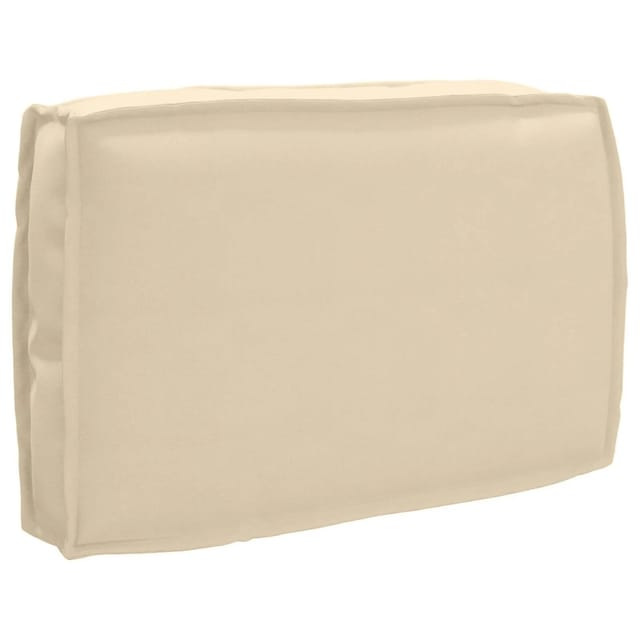 vidaXL Kissen Beige 60 x 40 x 12 cm Oxford-Stoff 42001481
