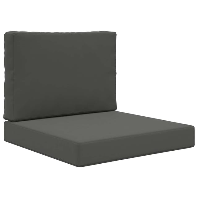 vidaXL Sofakissen für Draußen 2-Tlg Anthrazit Polyester 900710