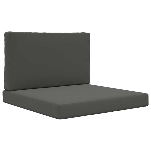 vidaXL Sofakissen für Draußen 2-Tlg Anthrazit Polyester 900829
