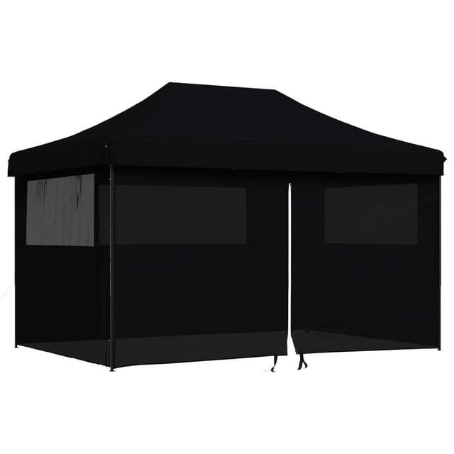 vidaXL Party-Zelt Schwarz 292 x 440 x 315 cm Oxford-Stoff 42023638