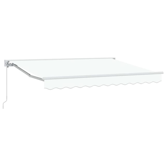 vidaXL Manuell Einziehbare Markise Weiß 3 x 2,5 m 3420225