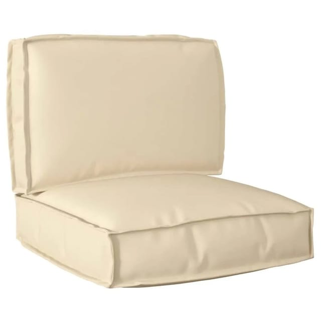 vidaXL Palettenkissenset 2-Tlg Beige Oxford-Stoff 3329052