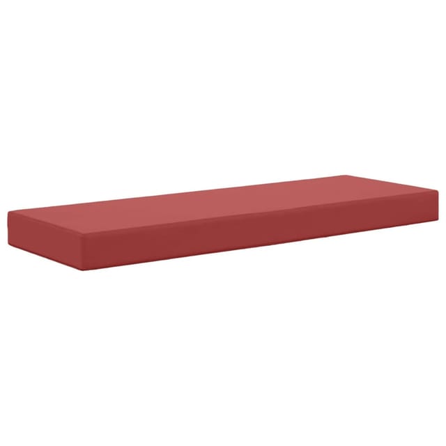 vidaXL Sitzkissen Weinrot 115 x 40 x 8 cm 100 % Polyester 900974