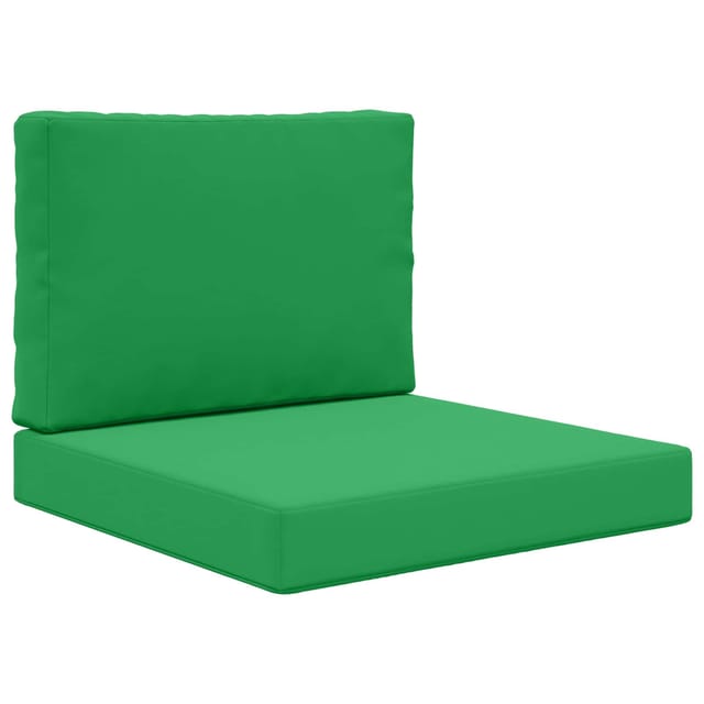 vidaXL Sofakissen für Draußen 2-Tlg Grün Polyester 900715