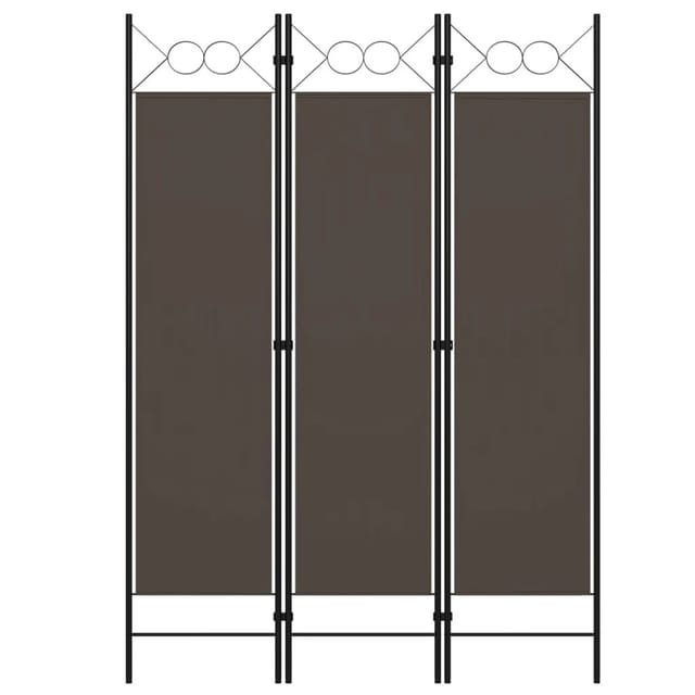 vidaXL 3 Tlg Raumteiler Anthrazit 120 x 180 cm 320701
