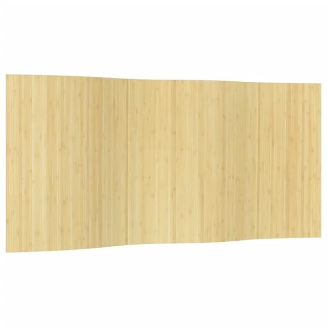 vidaXL Paravent Hell Natur Breite 400 cm Höhe 165 cm Bambus 377000