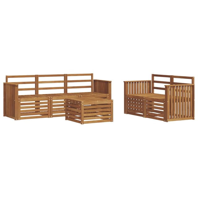vidaXL Sofagarnituren Massivholz Akazie 3374364