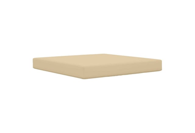 vidaXL Sofakissen für Draußen Beige 80 x 80 x 8 cm Polyester 900815