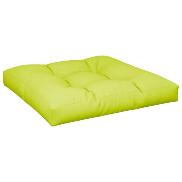 vidaXL Palettenkissen Knallgrün 70x70x12 cm Stoff 360480