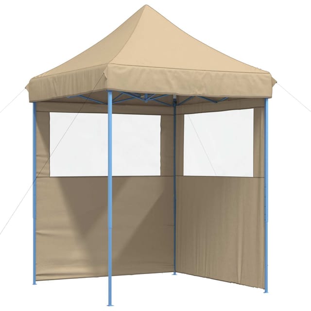 vidaXL Party-Zelt Beige 200 x 200 x 306 cm Oxford-Stoff 42023522
