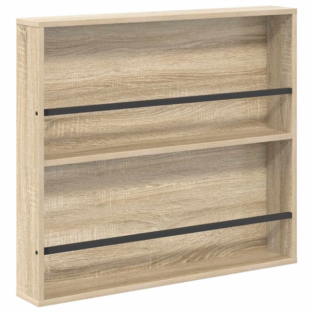 vidaXL Magazinregal Sonoma-Eiche 80 x 12 x 70 cm Holzwerkstoff 890842