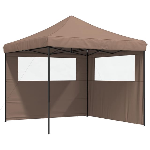 vidaXL Party-Zelt Braun 292 x 292 x 315 cm Oxford-Stoff 42023559