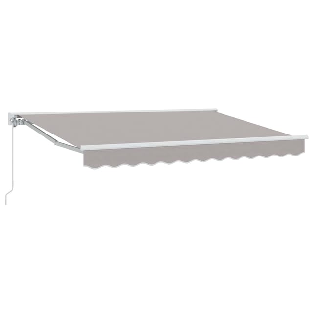 vidaXL Manuell Einziehbare Markise Hellgrau 3 x 2,5 m 3420226