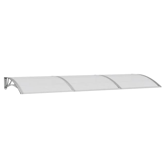vidaXL Türvordach Grau 300x100 cm Polycarbonat 153572