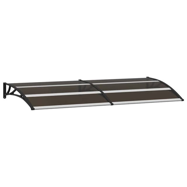 vidaXL Vordach Schwarz 200x75 cm PC 144825