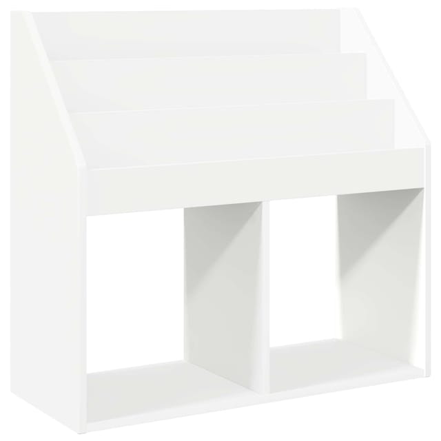 vidaXL Kinderregal mit Speicher Weiß 72,5 x 29,5 x 69 cm Holzwerkstoff 892379