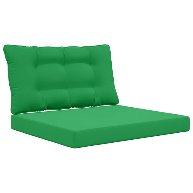 vidaXL Sofakissen für Draußen 2-Tlg Grün Polyester 900902